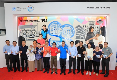 Changi General Hospital unveils Singapore’s largest community mural to celebrate 88 years of trusted care for the community